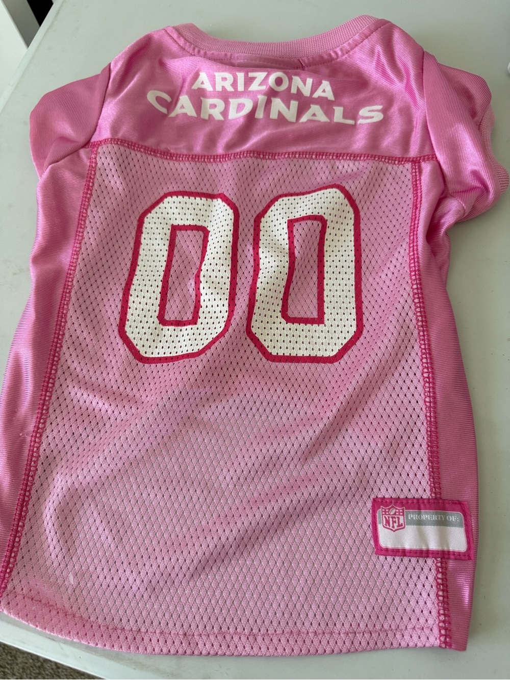 NFL Arizona Cardinals Pink Pet Football Jersey